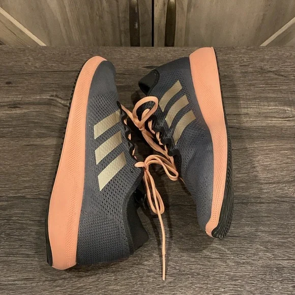 Adidas Women's Gray and Pink Running Shoes 7.5 - Picture 8 of 9